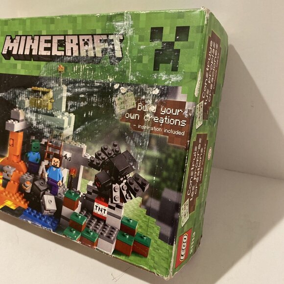 LEGO® Minecraft® 21113- The Cave- 249 Pieces- New Product in Damaged Box - Picture 2 of 12